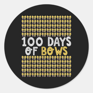 弓の100日コケット学校の弓の100日目 ラウンドシール