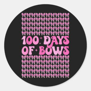 弓の100日コケット学校の弓の100日目 ラウンドシール