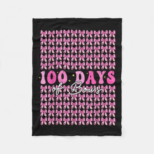 弓の100日コケット学校の100日目 フリースブランケット (正面)