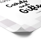 弓または矢印ジェンダーがカードとギフトサインを明らかにする ポスター (角)