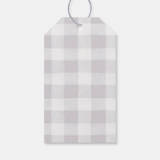 弓または矢印ジェンダー赤ちゃんシャワーを表示ありがとう ギフトタグ (裏面)