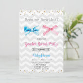 弓またはbowtiesの性は招待を明らかにします 招待状 (スタンド正面)