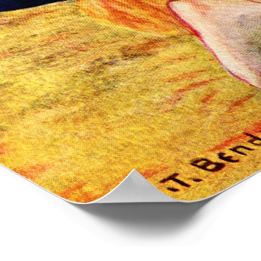 弓を持った人 ポスター (角)