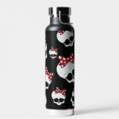 弓を持つスケルトン ウォーターボトル (左面)