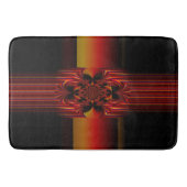 弓を持つ大ストライプきな小さな バスマット (正面)