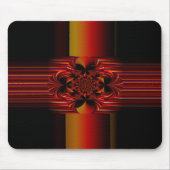 弓を持つ大ストライプきな小さな マウスパッド (正面)