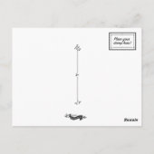 弓を持つLola ポストカード (裏面)