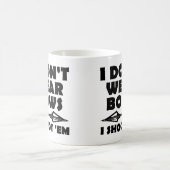 弓を着けない、矢を放つ Funny Mug コーヒーマグカップ (中央)