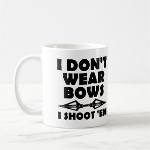 弓を着けない、矢を放つ Funny Mug コーヒーマグカップ