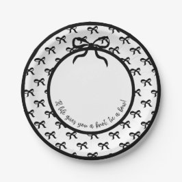 弓を結ぶ（大きな弓） 9"プレート ペーパープレート