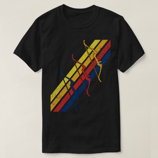 弓アーチェリー Tシャツ (デザイン正面)
