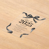 弓エレガント卒業党 アクリル招待状 (レイダウン)