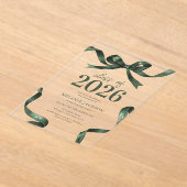 弓エレガント卒業党 アクリル招待状 (レイダウン)