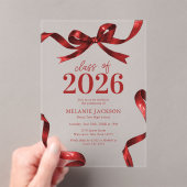 弓エレガント卒業党 アクリル招待状 (インサイチュ (ポータブル))