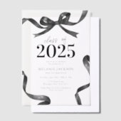 弓エレガント卒業党 ベラム紙招待状 (オフセット)