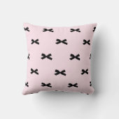 弓エレガント装飾パターン（の模様が）ある装飾用クッション クッション (裏面)