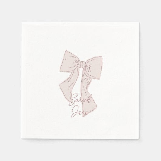 弓カクテル スタンダードカクテルナプキン (正面)