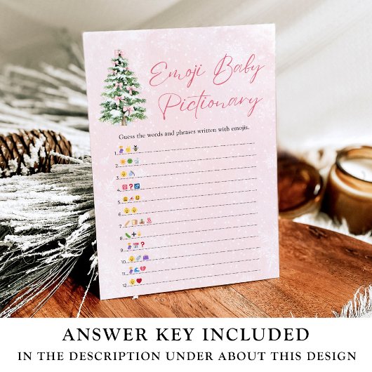 弓クリスマスツリーベビー絵文字ゲーム 招待状