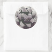 弓シルバープレゼントパーティー弓 ラウンドシール (バッグ)