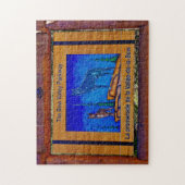 弓バレーパークウェイバンフ。 ジグソーパズル (縦)