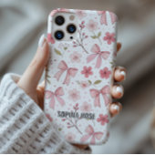 弓パタ名門私立校風のーン名パーソナライズされたiPhoneケース Case-Mate iPhoneケース