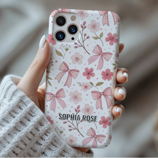 弓パタ名門私立校風のーン名パーソナライズされたiPhoneケース Case-Mate iPhoneケース