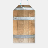 弓パーソナライズされた付き素朴ギフトラベル ギフトタグ (裏面)