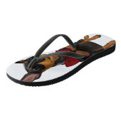 弓ビーチサンダルのミニチュア・ピンシャー(分Pin) ビーチサンダル (アングル)