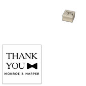 弓フォーマルネクタイをありがとう ラバースタンプ (押印)