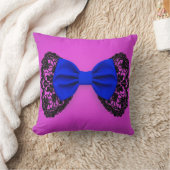 弓レース クッション (ブランケット)