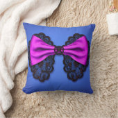 弓レース クッション (ブランケット)