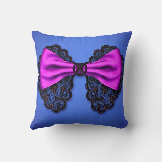 弓レース クッション (裏面)