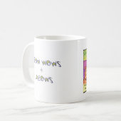 弓ワウ及び猫の鳴き声-事は…ありませんでした コーヒーマグカップ (正面左)