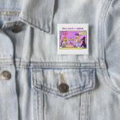 弓ワウ及び猫の鳴き声-猫か犬か。 缶バッジ (インサイチュ)