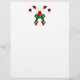 弓付きクリスマスキャンディスティック