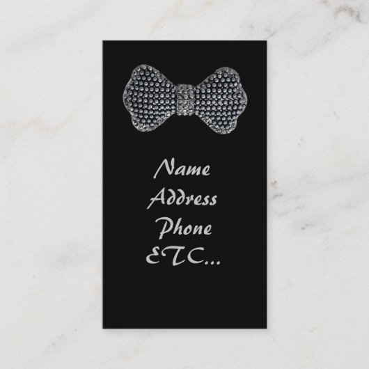 弓付き名刺 名刺 (正面)