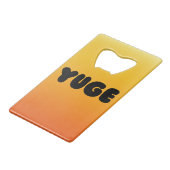 弓削デザインステンレス鋼ボトルオープナー クレジットカード栓抜き (裏面アングル)