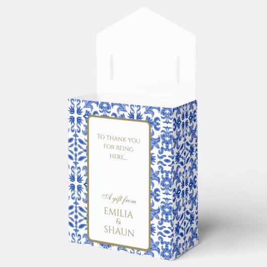 弓地中海の付き結婚式の引き出物ボックス フェイバーボックス (オープン)