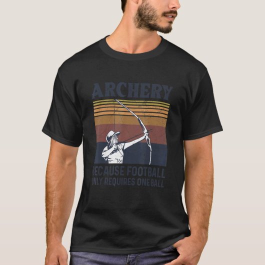 弓射撃、 発砲引用文 Tシャツ (正面)