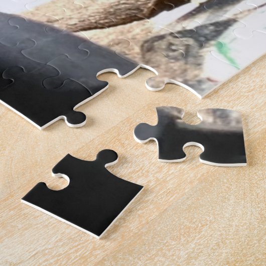 弓形のサイトと矢印 ジグソーパズル (側面)