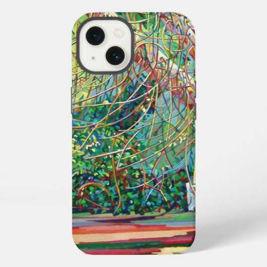 弓形トレンチ1 iPhoneケース (裏面)