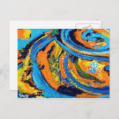 弓状のはがき ポストカード (正面/裏面)