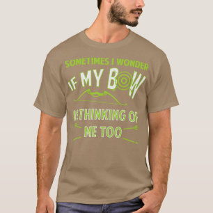 弓狩りアロー及びアーチェリー引用文デザインアーチェリー Tシャツ