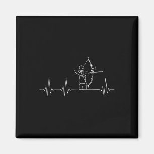 弓狩りアーチャーおもしろいアーチェリー マグネット