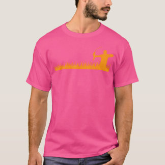 弓狩り射手イングラスアーチェリーハンター Tシャツ