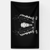 弓狩り弓狩鹿 横断幕 (縦)