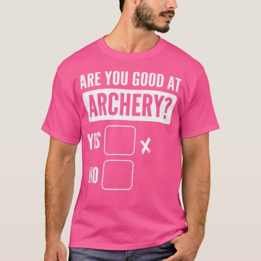 弓矢が得意か Tシャツ (正面)