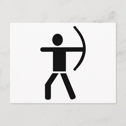 弓矢の弓 ポストカード (正面)