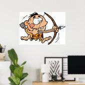 弓矢の洞窟の少年 ポスター (ホームオフィス)