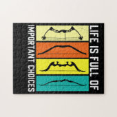 弓矢の男が狩人に贈り物を贈り、射手に衣装を贈る ジグソーパズル (横)